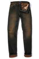 Waylon Over-Dyed Stretch Denim In Ruggine - AXEL'S