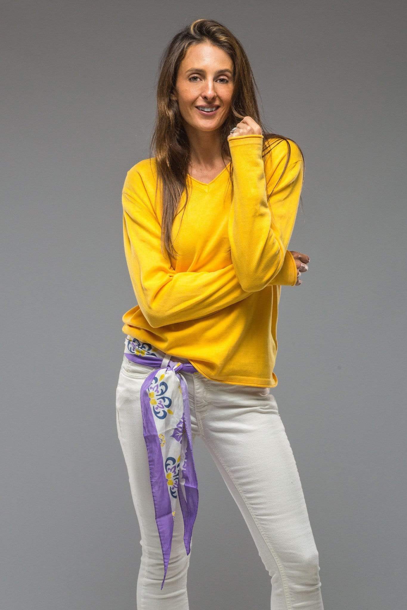 Losanga Scarf in Purple - AXEL'S