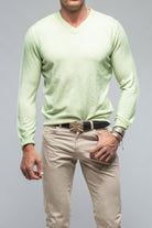 Tanzia Kid Cashmere In Lime Green - AXEL'S