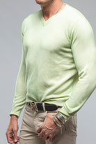 Tanzia Kid Cashmere In Lime Green - AXEL'S