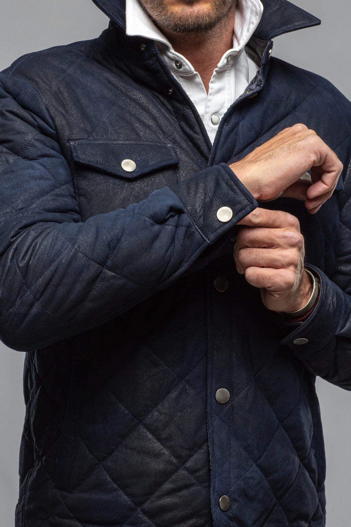 Academia Jacket In Ocean Depth - AXEL'S