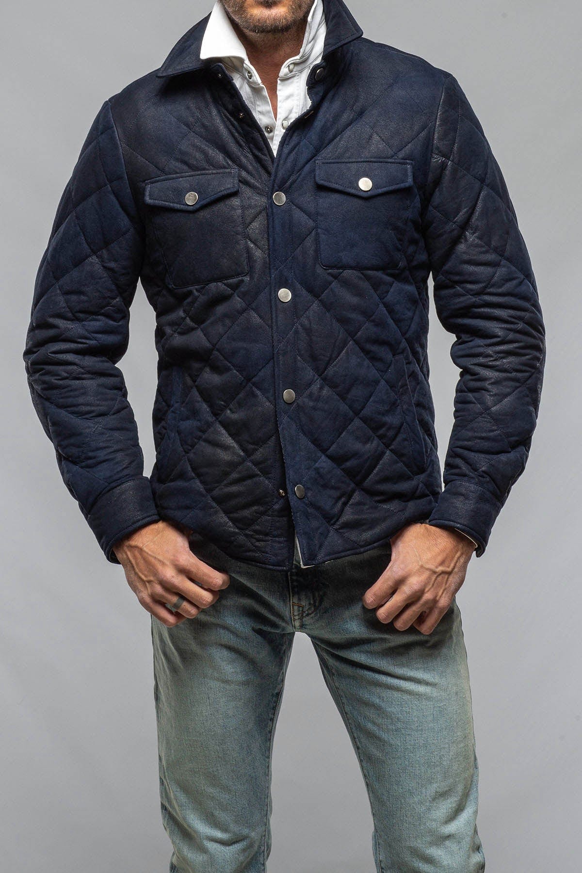 Academia Jacket In Ocean Depth - AXEL'S