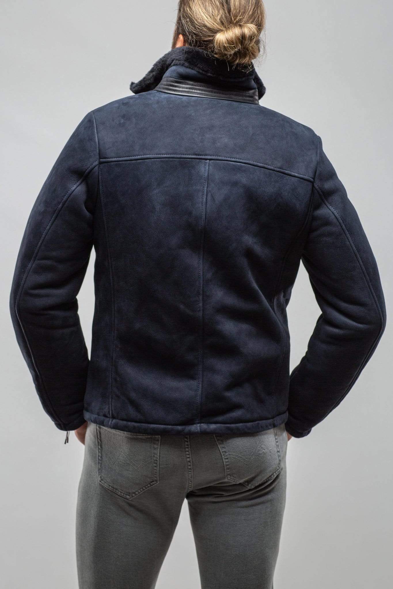 Bello Shearling In Navy - AXEL'S