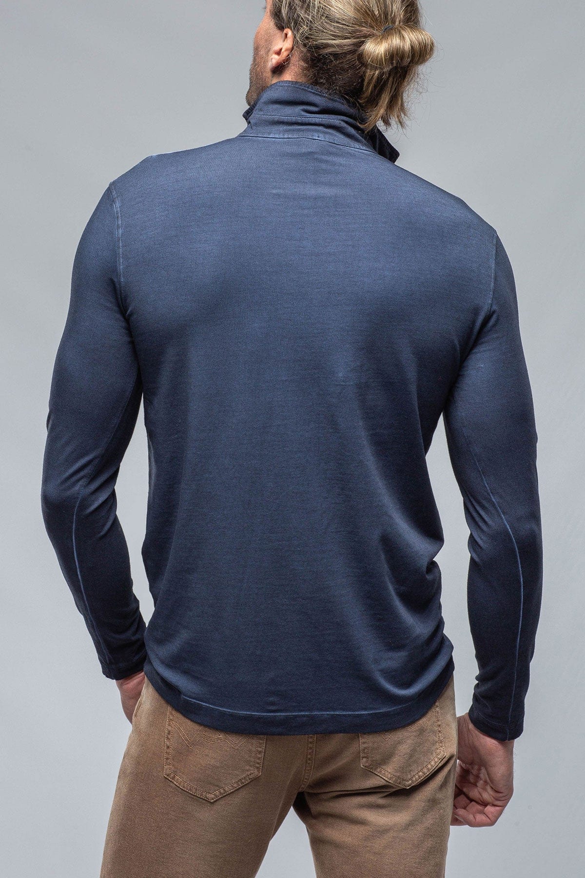 Cafe Paco LS Polo Shirt In Indaco - AXEL'S