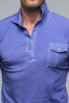 Cafe Paco LS Polo Shirt In Lavender - AXEL'S