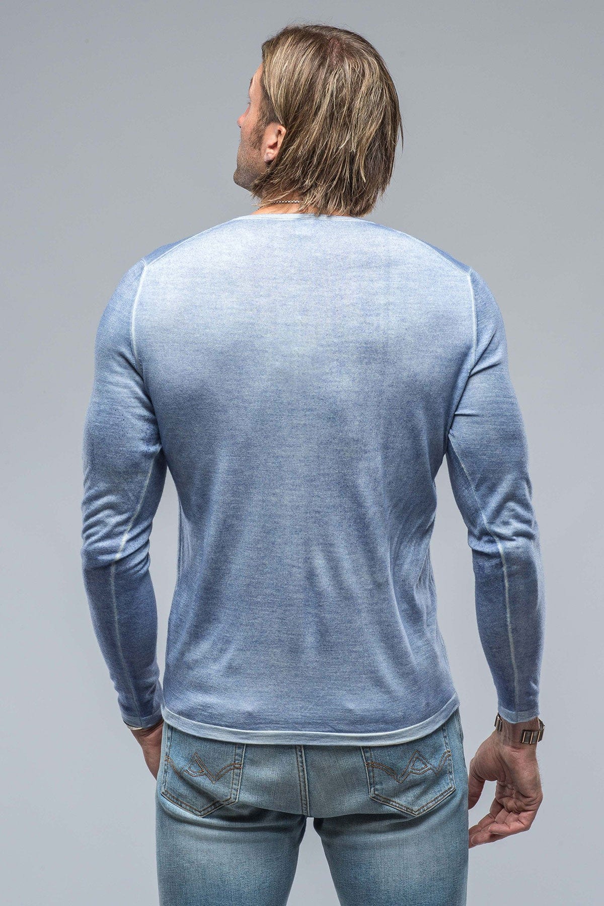 Matteo Cashmere Crew In Lavender - AXEL'S