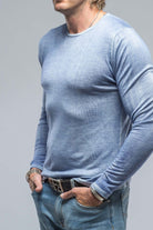 Matteo Cashmere Crew In Lavender - AXEL'S