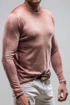 Matteo Cashmere Sweater in Dusty Rose - AXEL'S