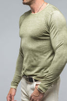 Matteo Cashmere Sweater in Olive - AXEL'S