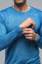 Matteo Cashmere Sweater in Royal - AXEL'S