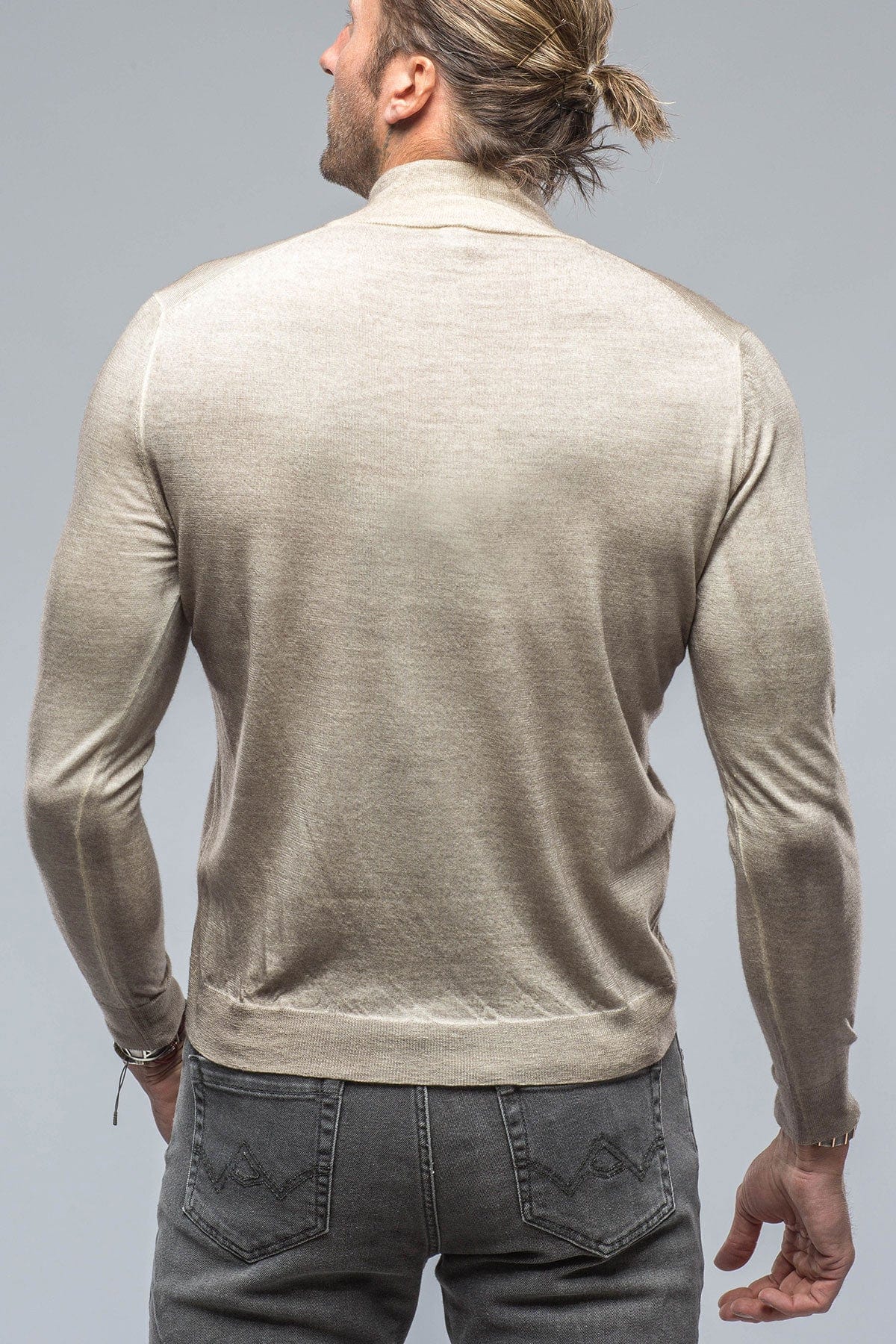 Queniin Cashmere Quarter Zip in Talpa - AXEL'S