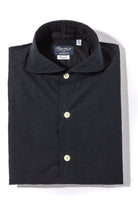 Tauplitz Enzymed Washed Cotton Shirt In Navy - AXEL'S