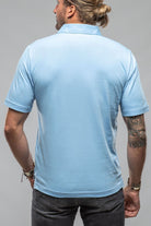 Cruz Cotton Polo in Sky Blue - AXEL'S