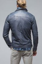 Enna 12 Month Washed Shirt Jacket In Navy - AXEL'S