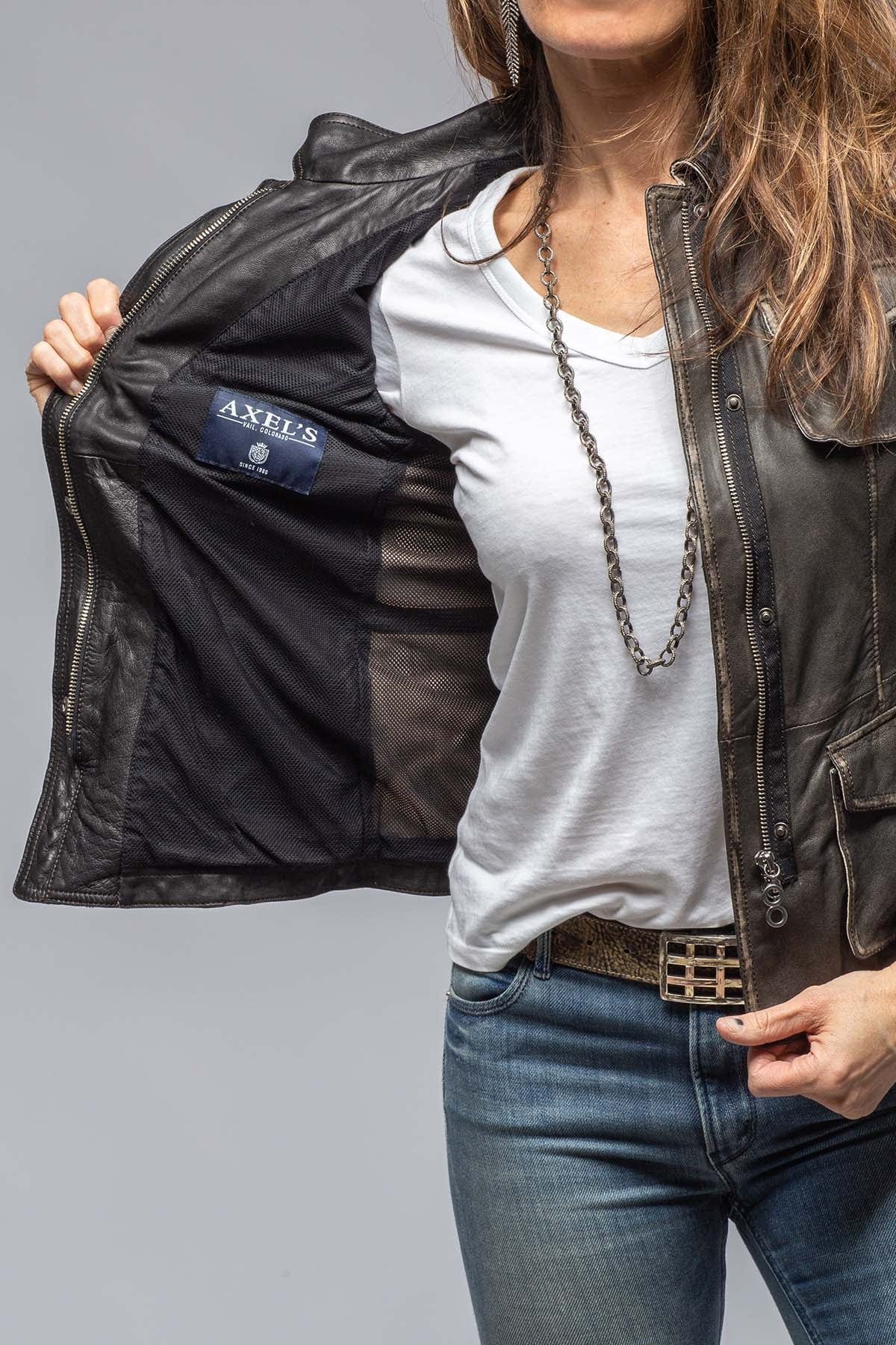 Guns & Roses Jacket In Military Olive Grey - AXEL'S