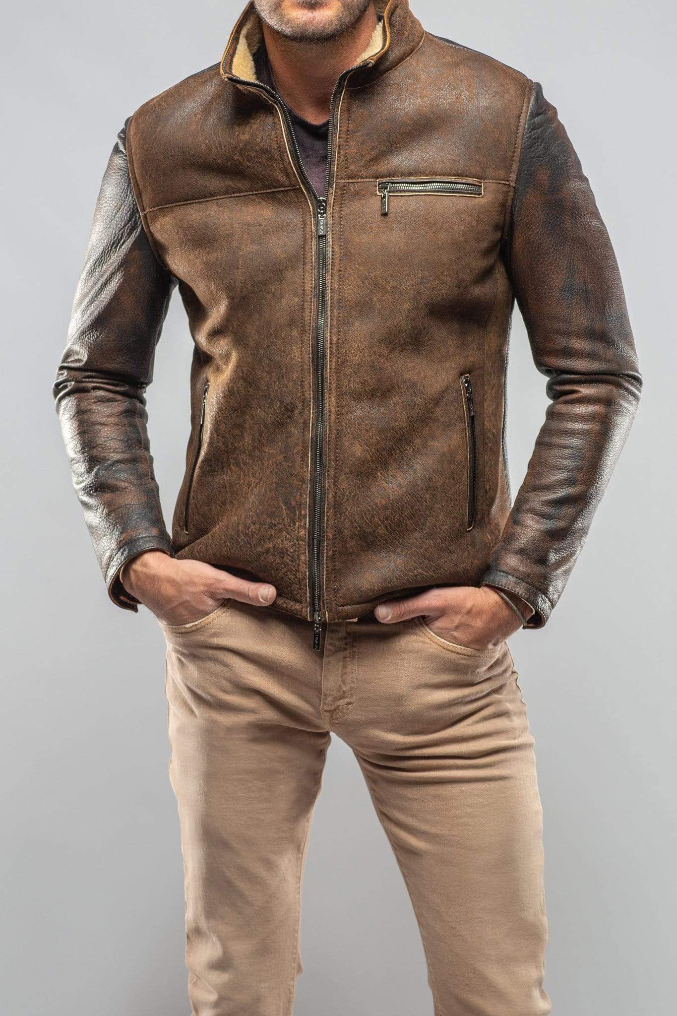 Landon Rust Overdye Shearling - AXEL'S