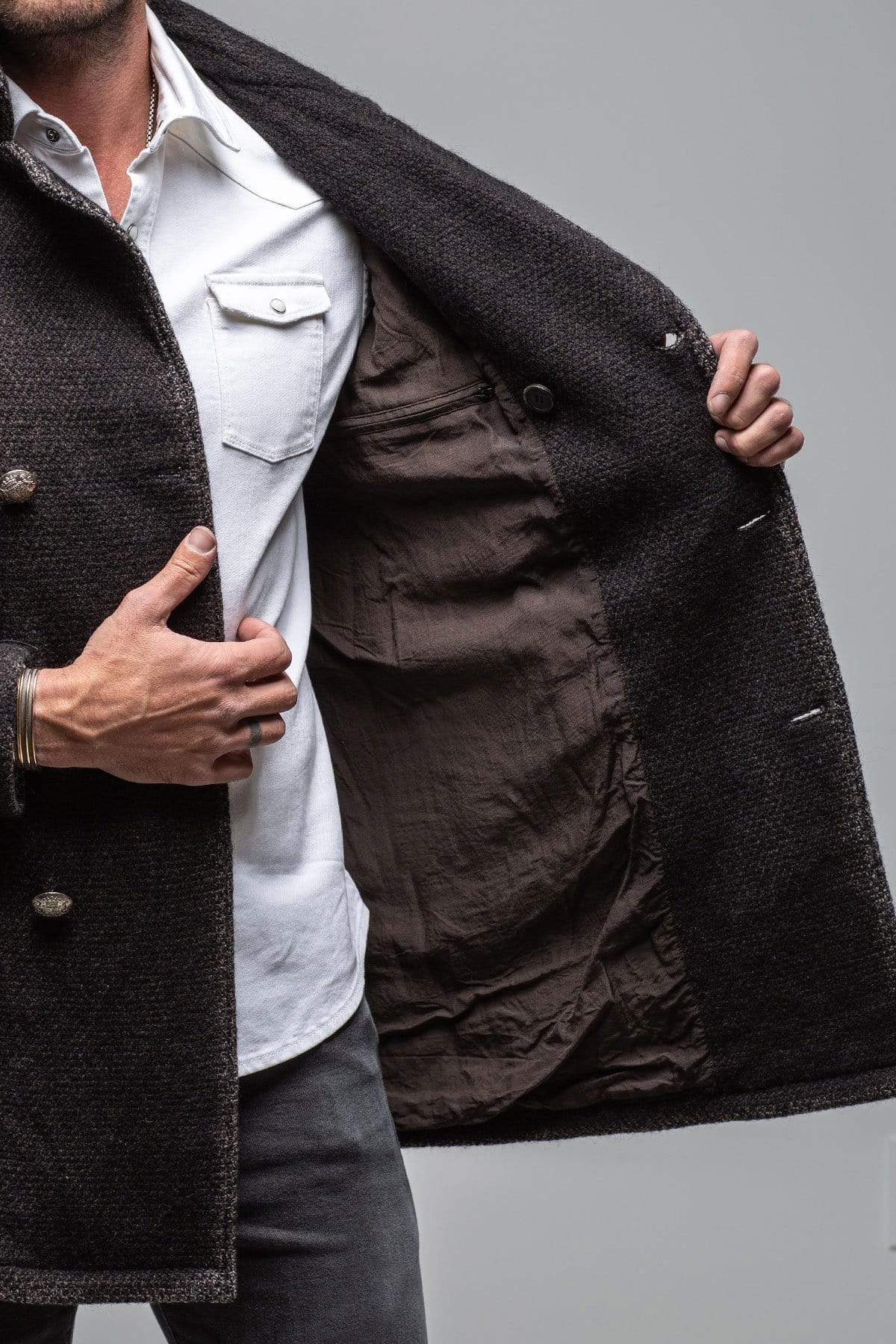 St. Christoff Jacket In Charcoal - AXEL'S
