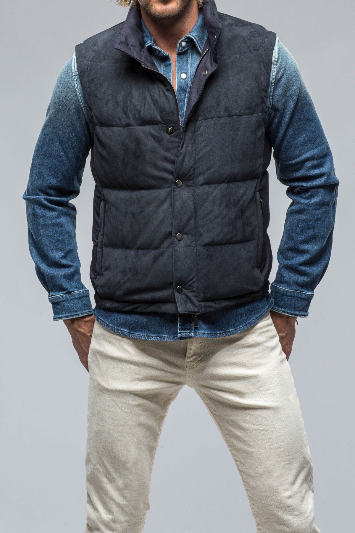 Gimo's Two Arrows Vest in Navy | Axel's of Vail
