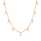 Diamond Maia Necklace Rose Gold - AXEL'S