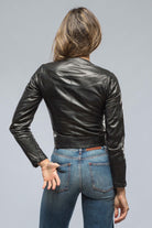 Kiley Short Diagonal Front Moto Jacket - AXEL'S