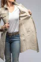 Savannah Long Leather Shirt/Dress in Dress - AXEL'S