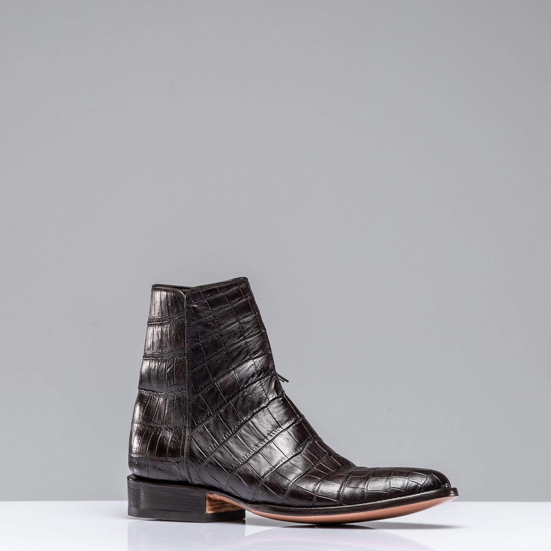 in de tussentijd selecteer thermometer Stallion Boots Chocolate Crocodile Chelsea Boots | Axel's of Vail