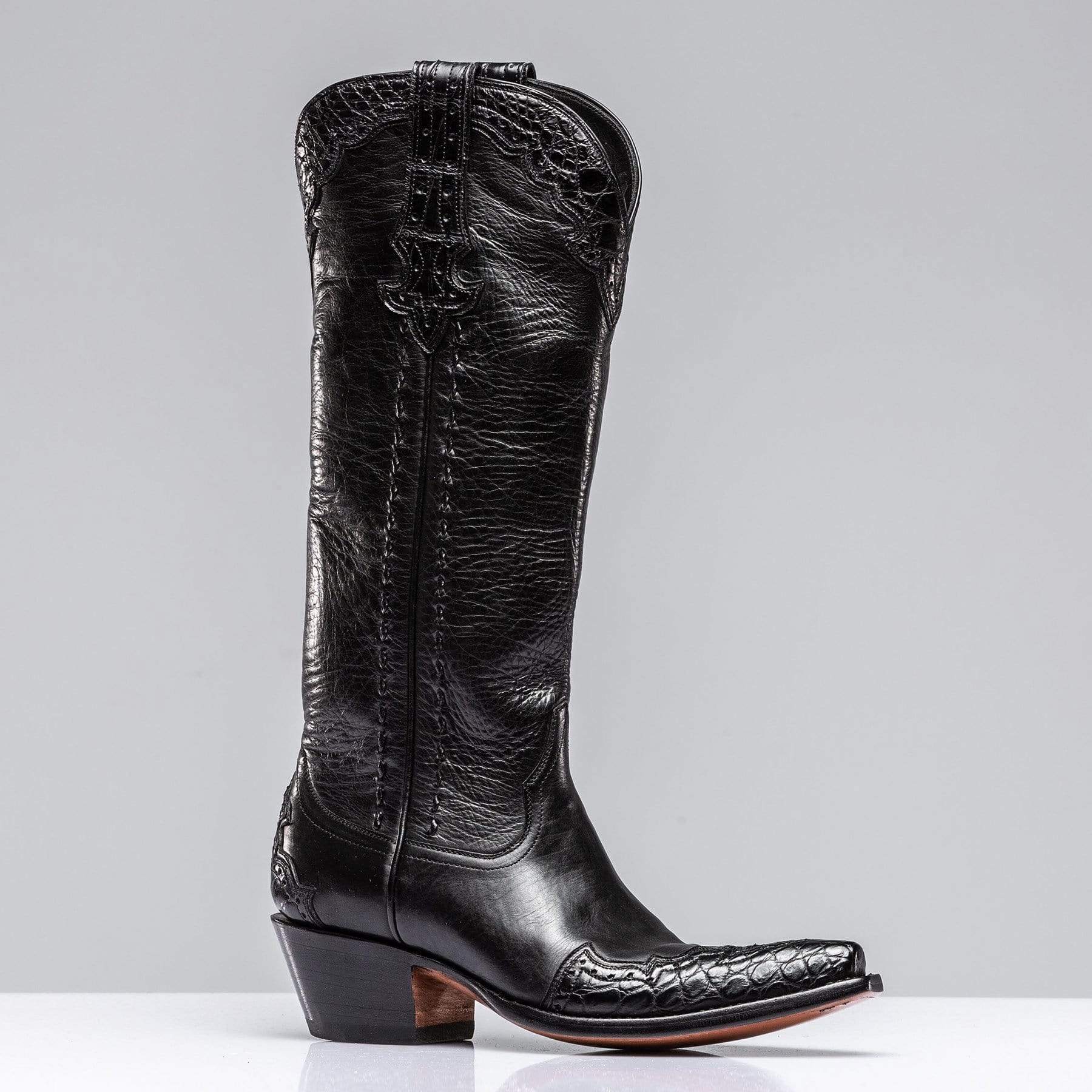 Janie's Crocodile Majestic In Black - AXEL'S