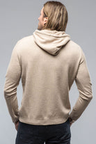 Florio Hooded Cashmere Sweater in Sand - AXEL'S