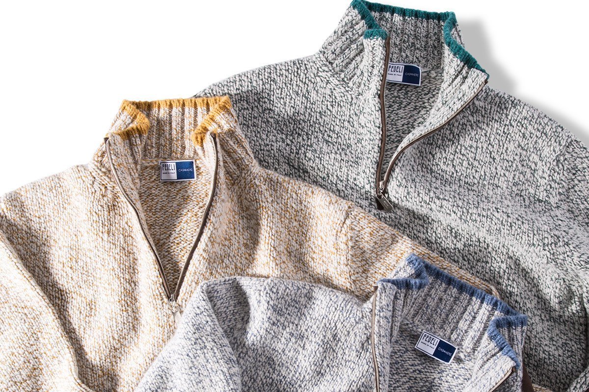 Fedeli's Verso Cashmere Sweaters
