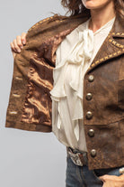 Alan Michael Camy Short Hand-Stitched Lambskin Jacket Ladies - Outerwear - Leather