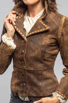 Alan Michael Camy Short Hand-Stitched Lambskin Jacket Ladies - Outerwear - Leather