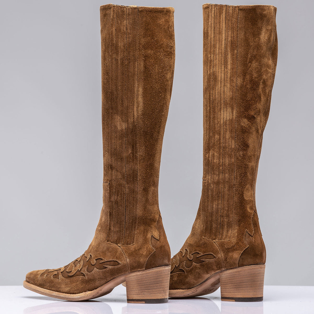 Alberto Fasciani Mescal Boots W/ Western Toe In Camel Ladies - Cowboy Boots