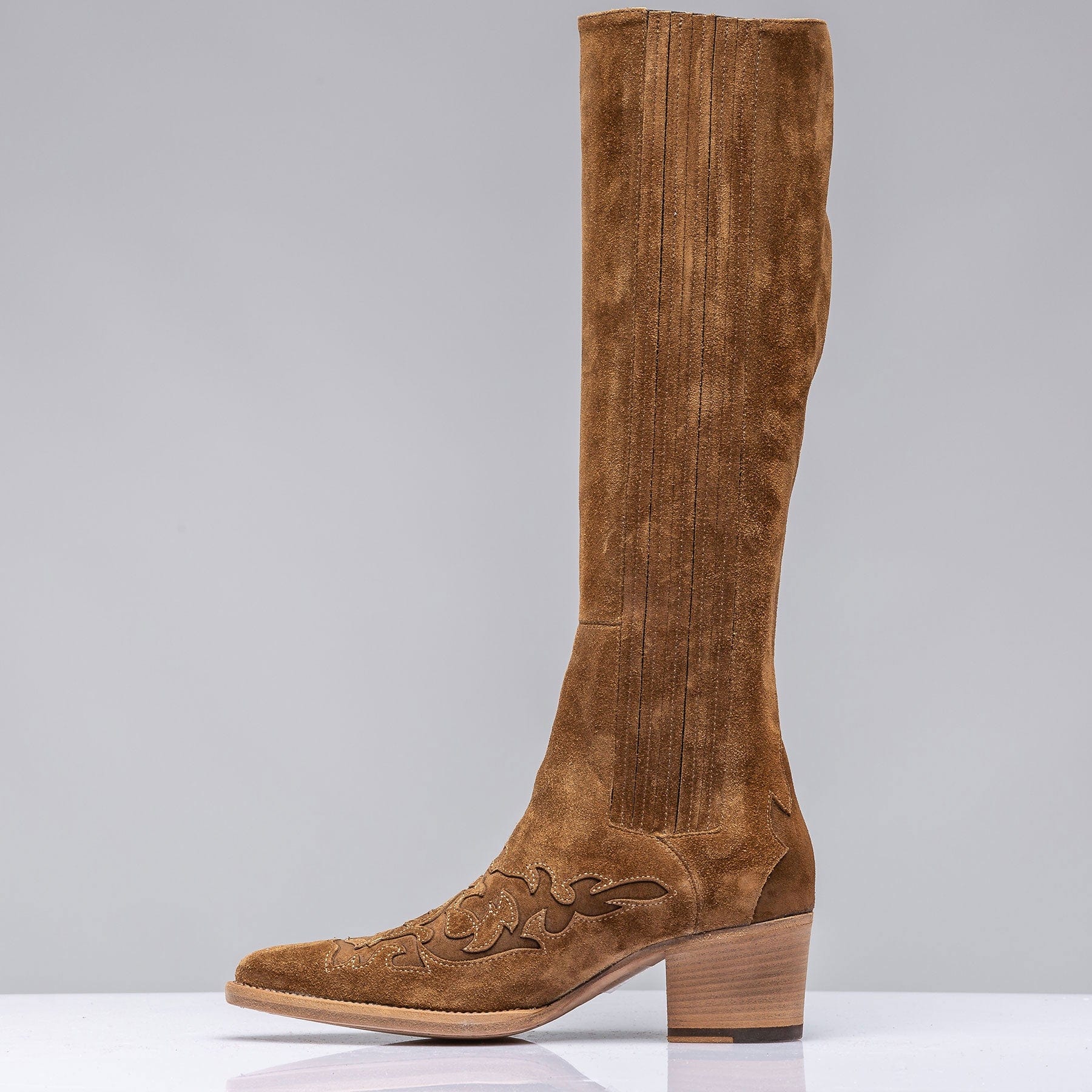 Mescal Boots W/ Western Toe In Camel - AXEL'S