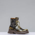 Alberto Fasciani Rori Short Lace Boot In Military | Ladies - European Boots