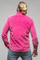 Alessandro Gherardi Elbert Corduroy Shirt In Fuchsia Mens - Shirts - Dress