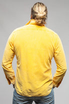 Alessandro Gherardi Elbert Corduroy Shirt In Yellow Mens - Shirts - Dress