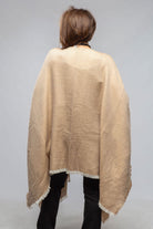 Sabina Cashmere Silk Cape In Camel - AXEL'S