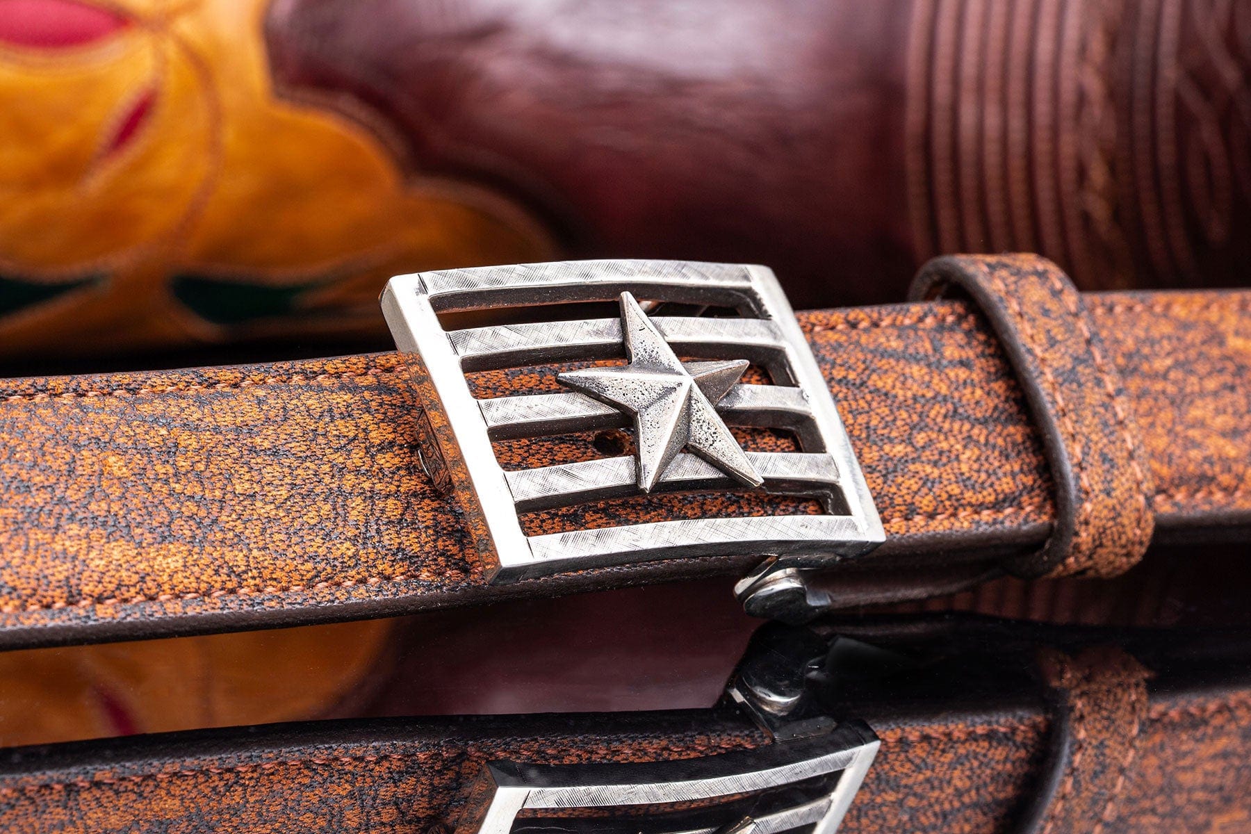 American Buckle Collection Davis Lonestar Belts And Buckles - Trophy