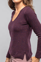 Amina Rubinacci Cleo Donegal Sweater In Merlot Ladies - Sweaters