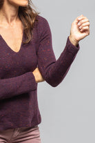 Amina Rubinacci Cleo Donegal Sweater In Merlot Ladies - Sweaters