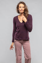 Amina Rubinacci Cleo Donegal Sweater In Merlot Ladies - Sweaters