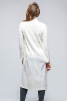 Colomba Long Knit Duster In White - AXEL'S
