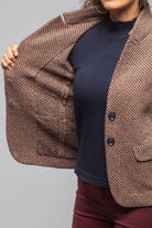 Litta Chevron Knit Blazer - AXEL'S
