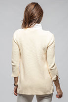 Amina Rubinacci Malta Long Cotton Cardigan In Butter | Ladies - Sweaters