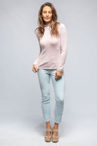 Tromba Mock Neck Cashmere Sweater In Candy - AXEL'S