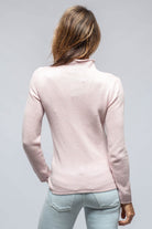 Tromba Mock Neck Cashmere Sweater In Candy - AXEL'S