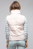 Valletta Corduroy Insulated Vest In Porcelain - AXEL'S