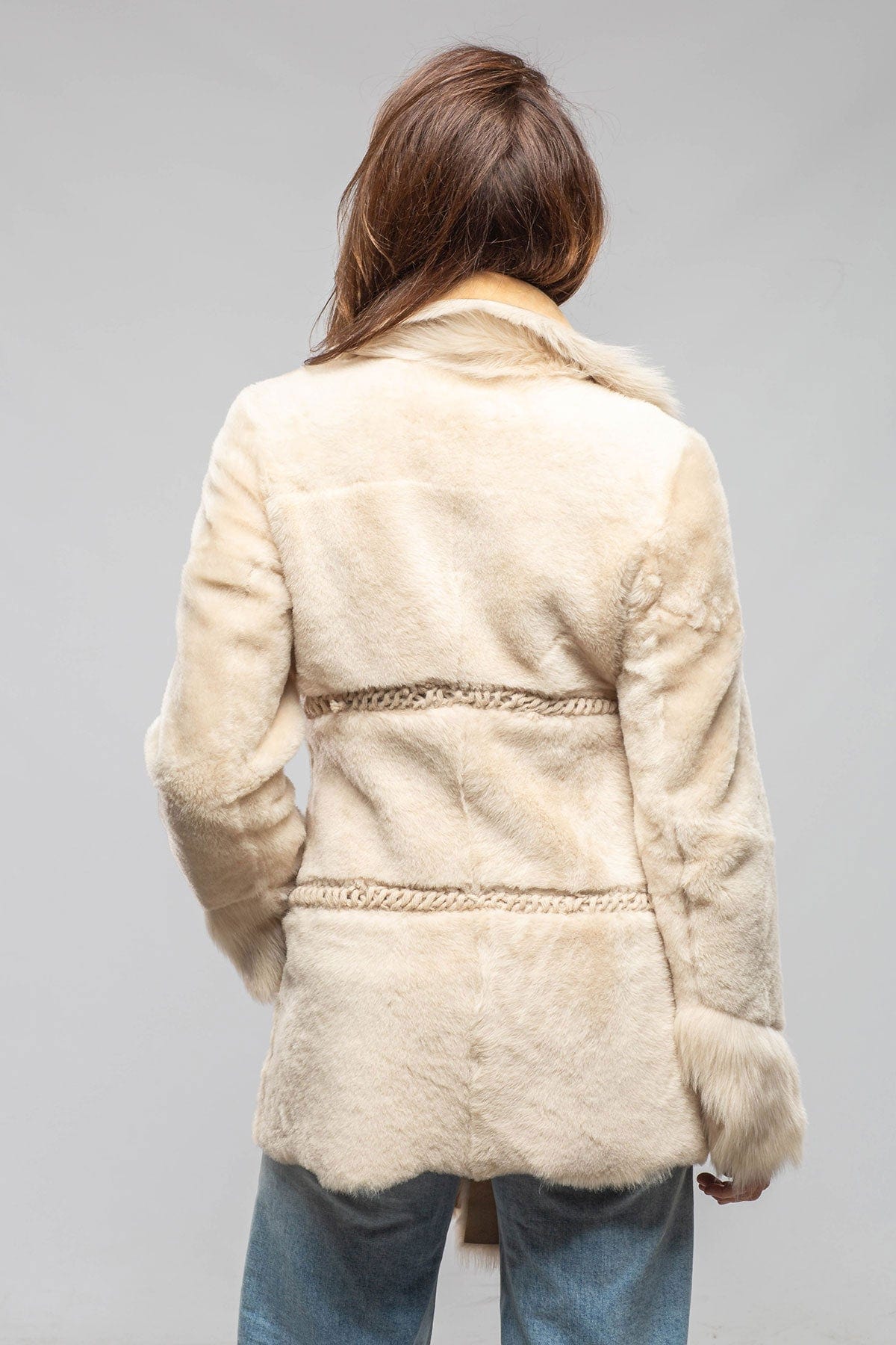 Amaya Shearling In Vintage Palomino - AXEL'S