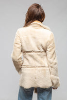 Amaya Shearling In Vintage Palomino - AXEL'S