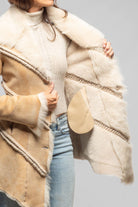 Amaya Shearling In Vintage Palomino - AXEL'S